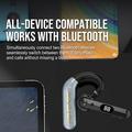 Cuffie Bluetooth VSIDEA V82 con design a orecchio aperto - 20 ore di autonomia - Nero