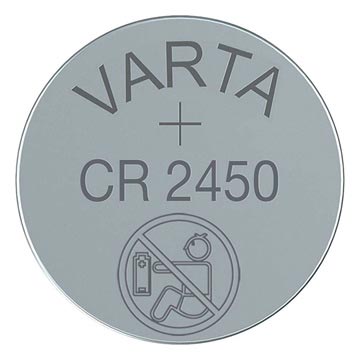 Batteria a Bottone al Litio Varta CR2450/6450 - 6450101401 - 3V