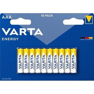 Batteria Varta Energy LR03/AAA - 10 pezzi.