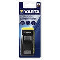 Tester di Batterie Digital Varta LCD per AAA, AA, C, D, 9V, N, Batteria a Bottone