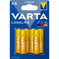 Batteria Varta Longlife LR6/AA - 6 pezzi.