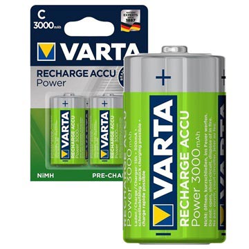 Batterie Ricaricabili C/HR14 Varta Power Ready2Use - 3000mAh - 1x2