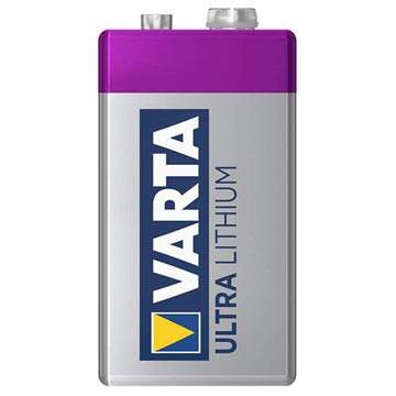 Batteria 9V Varta Ultra Lithium 06122301401