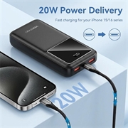 Power bank Vention serie FHL da 20000mAh con display digitale - 22.5W