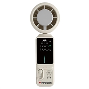 Ventilatore portatile Verbatim Cool \'n\' Go Ice Touch Pro - Bianco argento