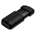 Chiavetta USB Verbatim PinStripe - Nera - 64GB