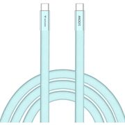 Cavo USB-C/USB-C Verbatim Sync & Charge SoftTouch - 100W PD 3.0, 480Mbps - 1.2m - Blu