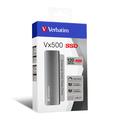SSD esterno Verbatim Vx500 - 120GB, USB 3.2 Gen 2 - Grigio siderale