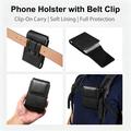 Custodia con clip da cintura verticale per iPhone Duo, Samsung Galaxy Z Fold8, Xiaomi 18 Fold - Nera