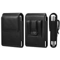 Custodia con clip da cintura verticale per iPhone Duo, Samsung Galaxy Z Fold8, Xiaomi 18 Fold - Nera