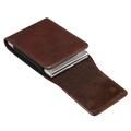 Custodia con clip da cintura verticale per iPhone Duo, Samsung Galaxy Z Fold8, Xiaomi 18 Fold - Colore caffè