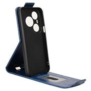 Huawei Pura 90 Pro Max Custodia verticale con supporto - Blu scuro