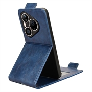 Huawei Pura 90 Pro Max Custodia verticale con supporto - Blu scuro