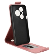 Huawei Pura 90 Pro Max Custodia verticale con supporto - Oro rosa