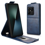 Sony Xperia 1 VIII Custodia verticale con supporto - Blu scuro