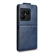 Sony Xperia 1 VIII Custodia verticale con supporto - Blu scuro