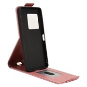 Sony Xperia 1 VIII Custodia verticale con supporto - Oro rosa