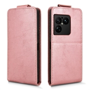 Sony Xperia 1 VIII Custodia verticale con supporto - Oro rosa