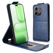 Honor 600 Lite Custodia verticale con supporto - Blu scuro