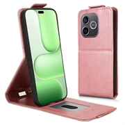 Honor 600 Lite Custodia verticale con supporto - Oro rosa