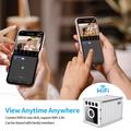 W05 Mini telecamera di sicurezza da interno WiFi 1080p con visione notturna - Bianca