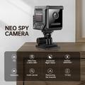 Mini telecamera di sicurezza WiFi W07 con rilevamento del movimento - Nera