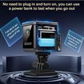 Mini telecamera di sicurezza WiFi W07 con rilevamento del movimento - Nera