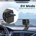 Mini telecamera di sicurezza WiFi W07 con rilevamento del movimento - Nera