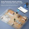 Mini telecamera di sicurezza WiFi W07 con rilevamento del movimento - Nera