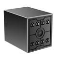 Mini telecamera di sicurezza WiFi W09 1080p con rilevamento del movimento e audio bidirezionale - Nero