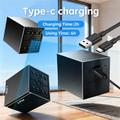 Mini telecamera di sicurezza WiFi W09 1080p con rilevamento del movimento e audio bidirezionale - Nero
