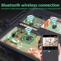 Mini telecamera di sicurezza WiFi W09 1080p con rilevamento del movimento e audio bidirezionale - Nero