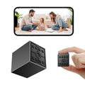 Mini telecamera di sicurezza WiFi HD W09 con rilevamento del movimento - Nera
