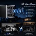 Mini telecamera di sicurezza WiFi HD W09 con rilevamento del movimento - Nera