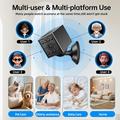 Mini telecamera di sicurezza WiFi HD W09 con rilevamento del movimento - Nera