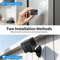 Mini telecamera di sicurezza WiFi HD W09 con rilevamento del movimento - Nera