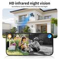 Mini telecamera di sicurezza WiFi HD W09 con rilevamento del movimento - Nera