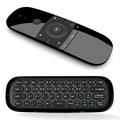 Telecomando wireless W1 Air Mouse con mini tastiera per Smart TV, Android Box e PC