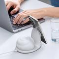 Caricabatterie wireless MagSafe W11 con design a forma di lumaca e luce notturna - Bianco