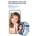 Smartwatch per bambini W19 4G con videochiamate, WiFi e localizzazione LBS - Blu
