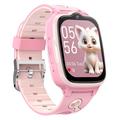 Smartwatch per bambini W19 4G con videochiamate, WiFi e localizzazione LBS - Rosa