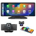 W514A Schermo Dash Cam CarPlay da 10.26" con telecamera AHD a doppia registrazione