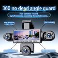 W8 dash cam a 360 con 5 telecamere e risoluzione 4K, con Wi-Fi