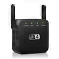 WD-611U Estensore WiFi 300Mbps con doppia antenna - Spina UE - Nero
