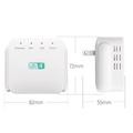 WD-611U Estensore WiFi 300Mbps con doppia antenna - Spina UE - Bianco