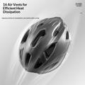 West Biking YP0708136 Casco da ciclismo con visiera magnetica - Nero