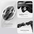 West Biking YP0708136 Casco da ciclismo con visiera magnetica - Nero