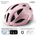 West Biking YP0708136 Casco da ciclismo con visiera magnetica - Rosa
