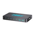 WLX-60A Stazione di ricarica da tavolo GaN 8 in 1 da 100W con cavo USB-C retrattile