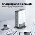 WLX-F8B Stazione di ricarica da tavolo a 8 porte GaN per laptop, tablet e telefoni - 200W